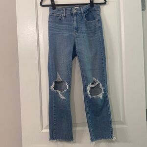 Levi’s High Rise Straight Crop Jeans